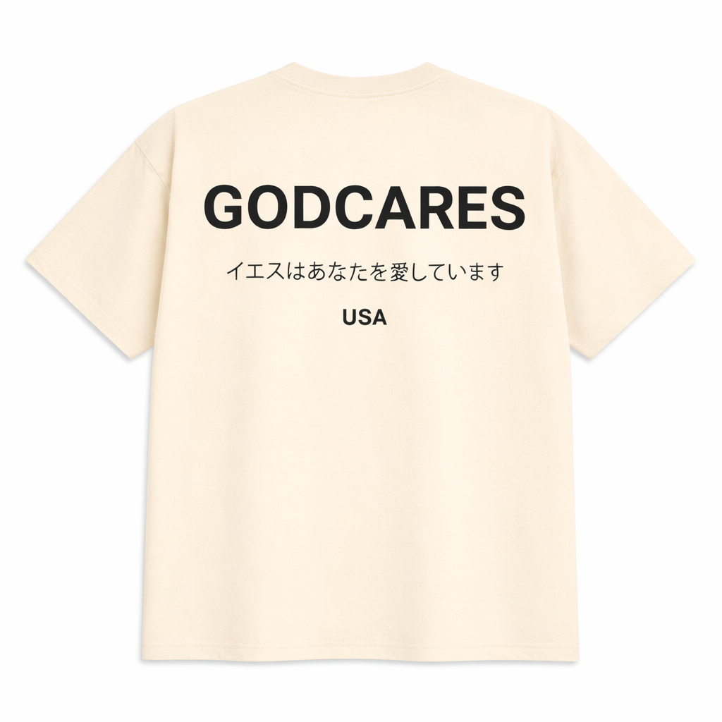 GODCARES™ Premium Tee - French Vanilla (PRE-ORDER)