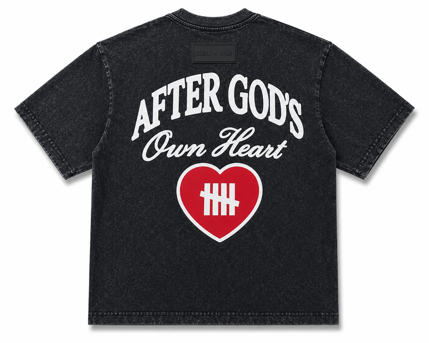 After God's Own Heart Tee - Vintage Onyx (PRE-ORDER)
