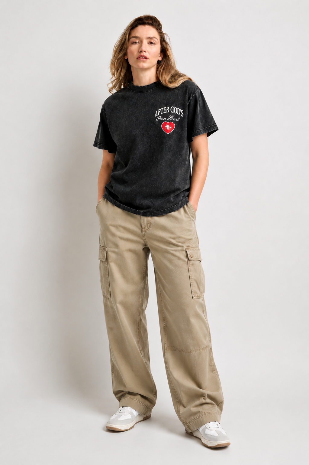 After God's Own Heart Tee - Vintage Onyx (PRE-ORDER)