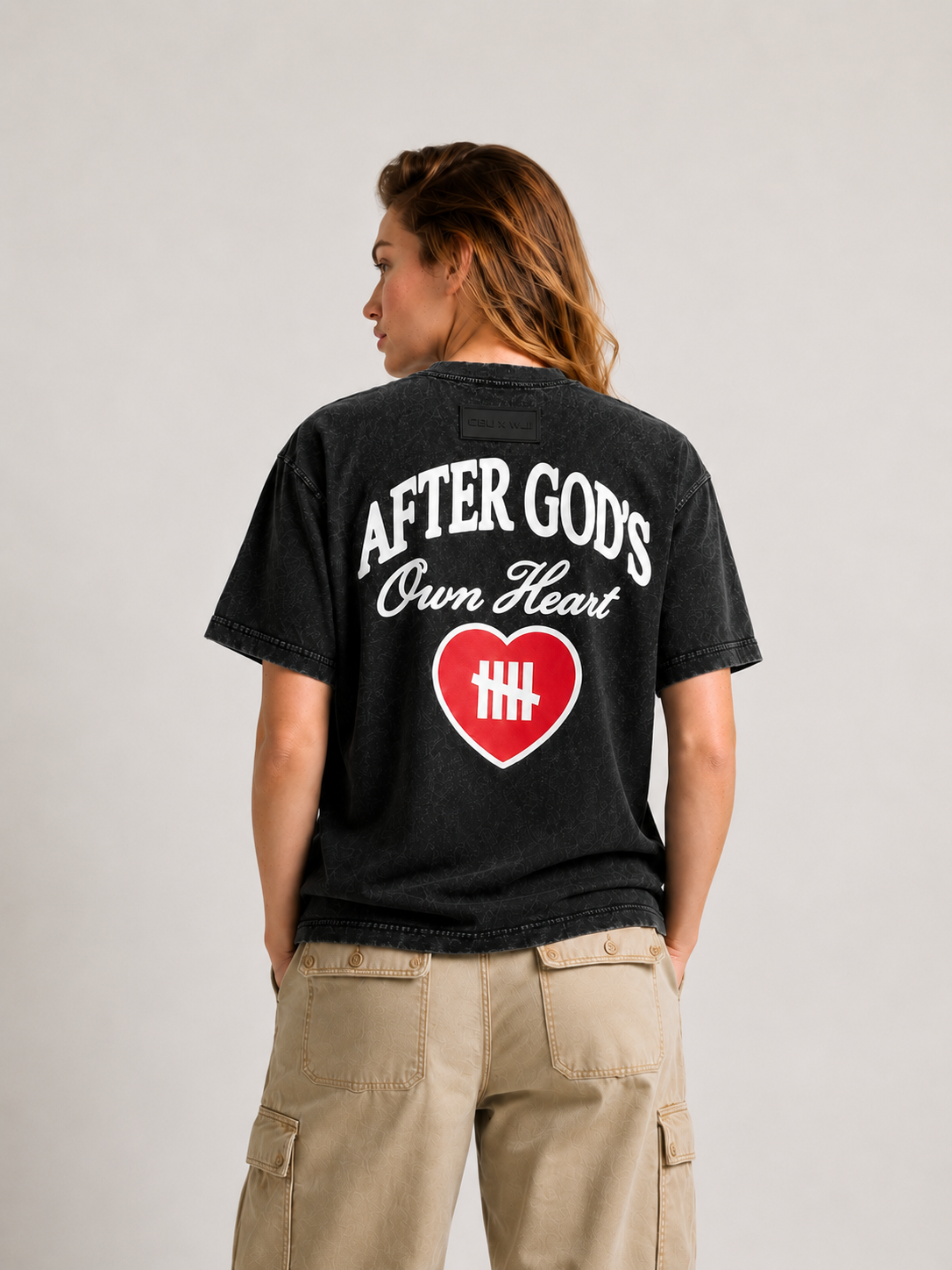 After God's Own Heart Tee - Vintage Onyx (PRE-ORDER)