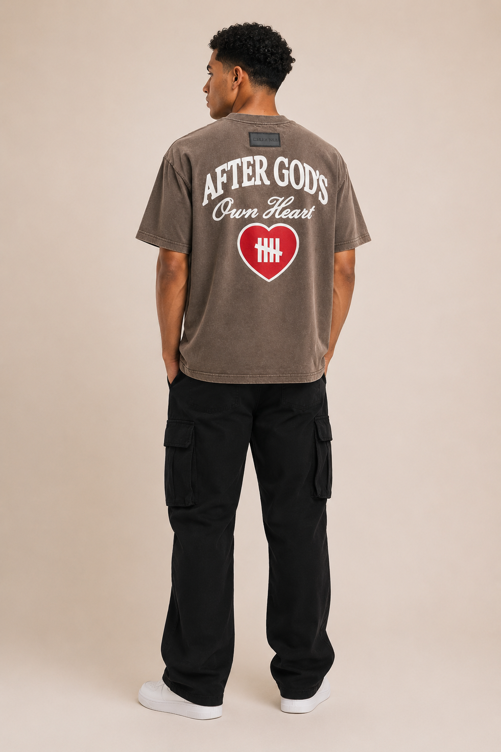 After God's Own Heart Tee - Antique Mocha (PRE-ORDER)
