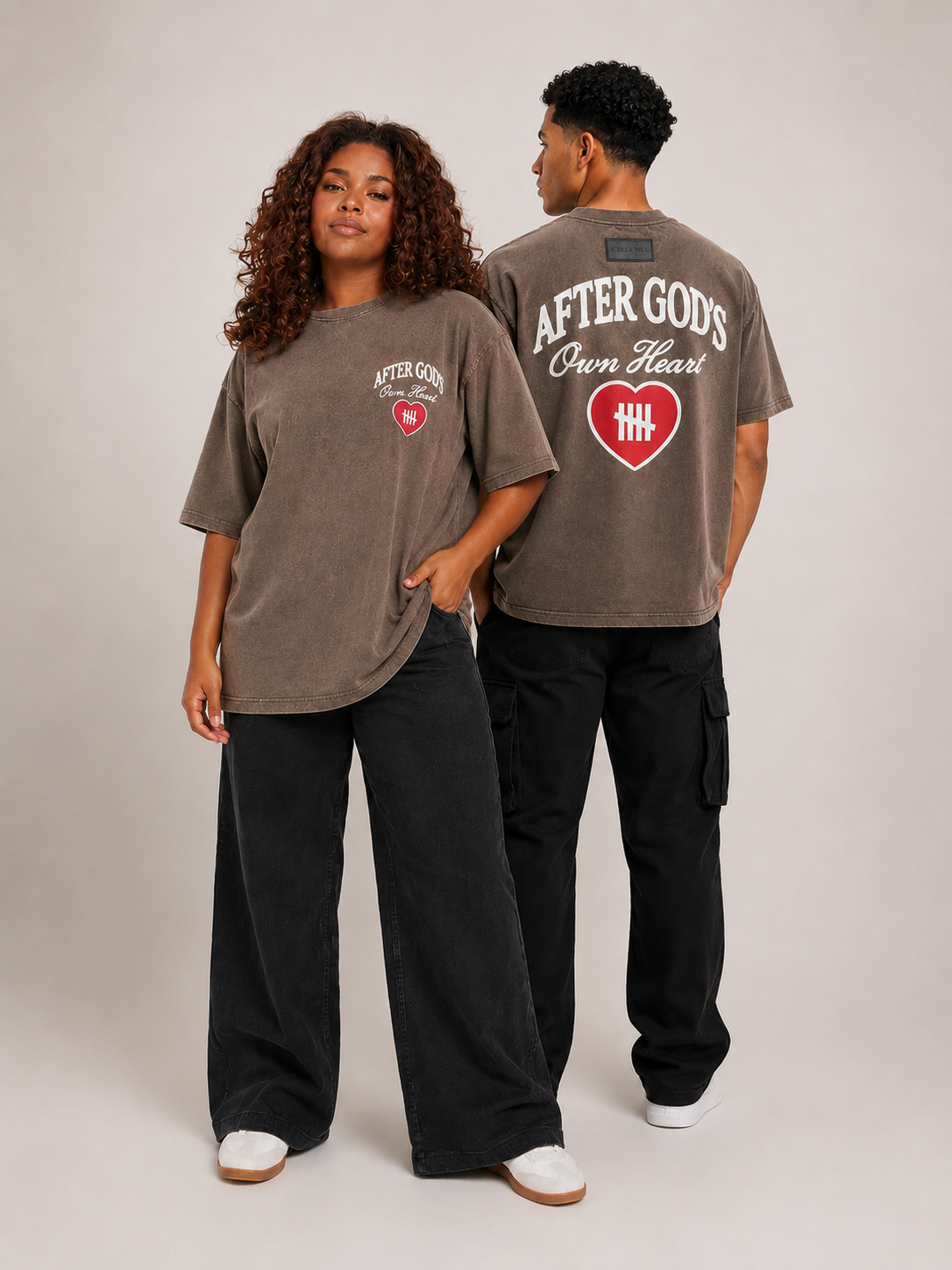 After God's Own Heart Tee - Antique Mocha (PRE-ORDER)