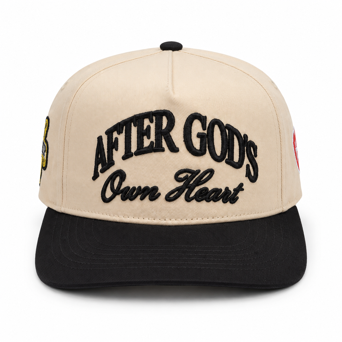 After God's Own Heart Snapback Hat - Cream/Onyx