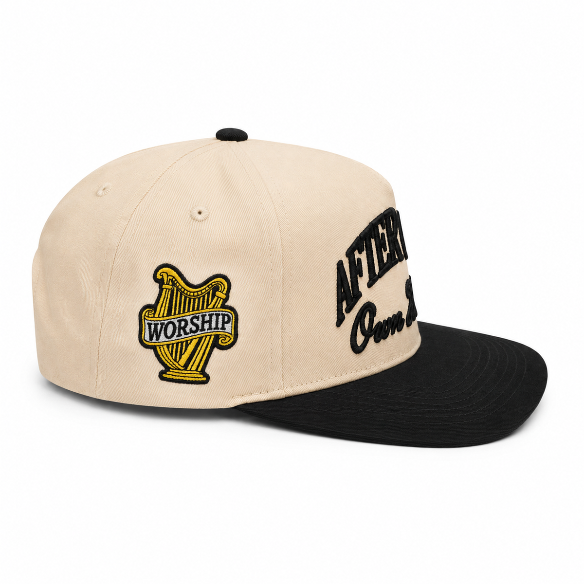 After God's Own Heart Snapback Hat - Cream/Onyx