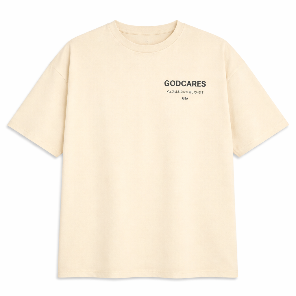 GODCARES™ Premium Tee - French Vanilla (PRE-ORDER)