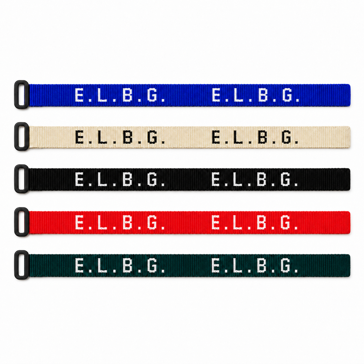 Eternally Loved by God (ELBG™) Woven Bracelets (5-PACK)