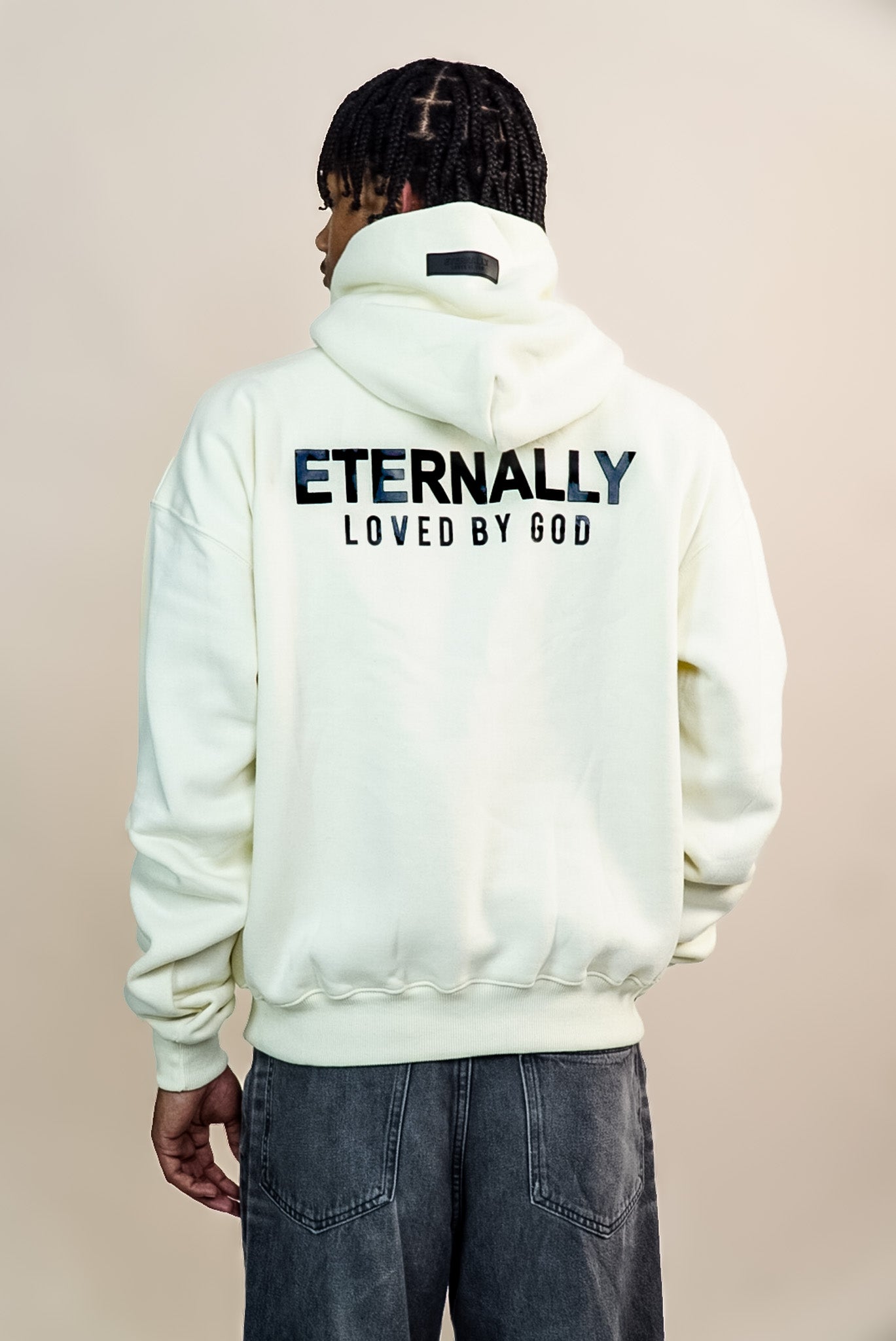 Eternally Loved by God Premium Hoodie (French Vanilla)