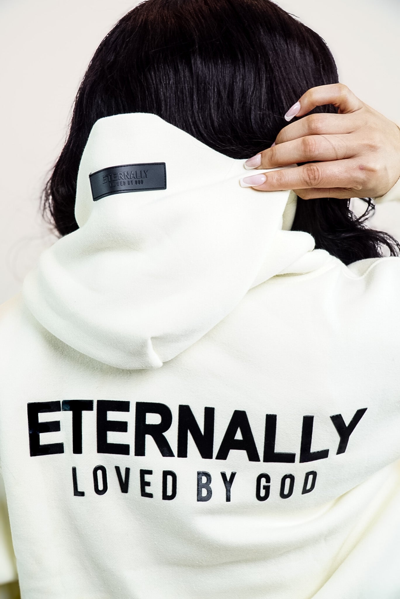 Eternally Loved by God Premium Hoodie (French Vanilla)