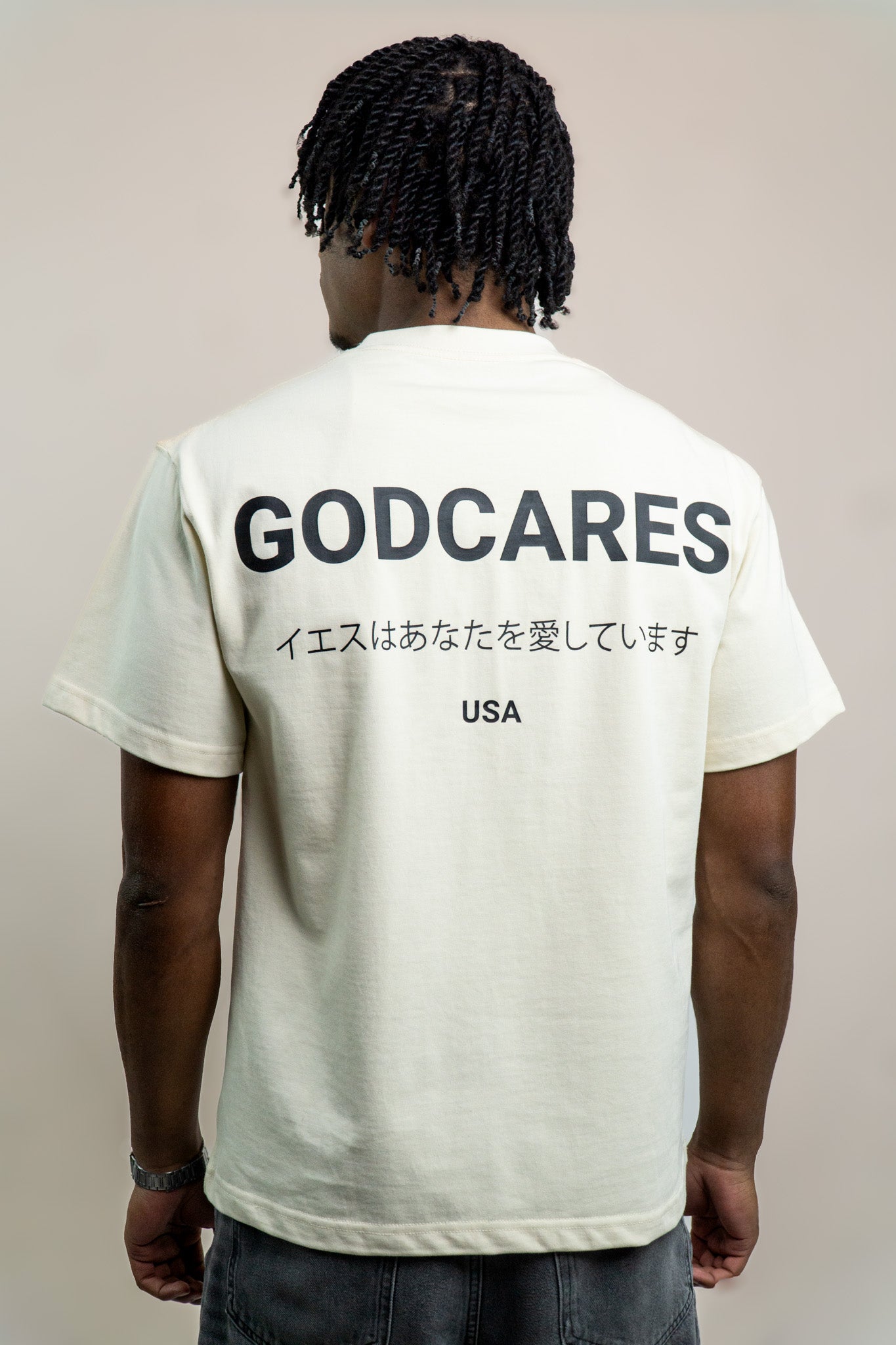 GODCARES™ Premium Tee - French Vanilla (PRE-ORDER)