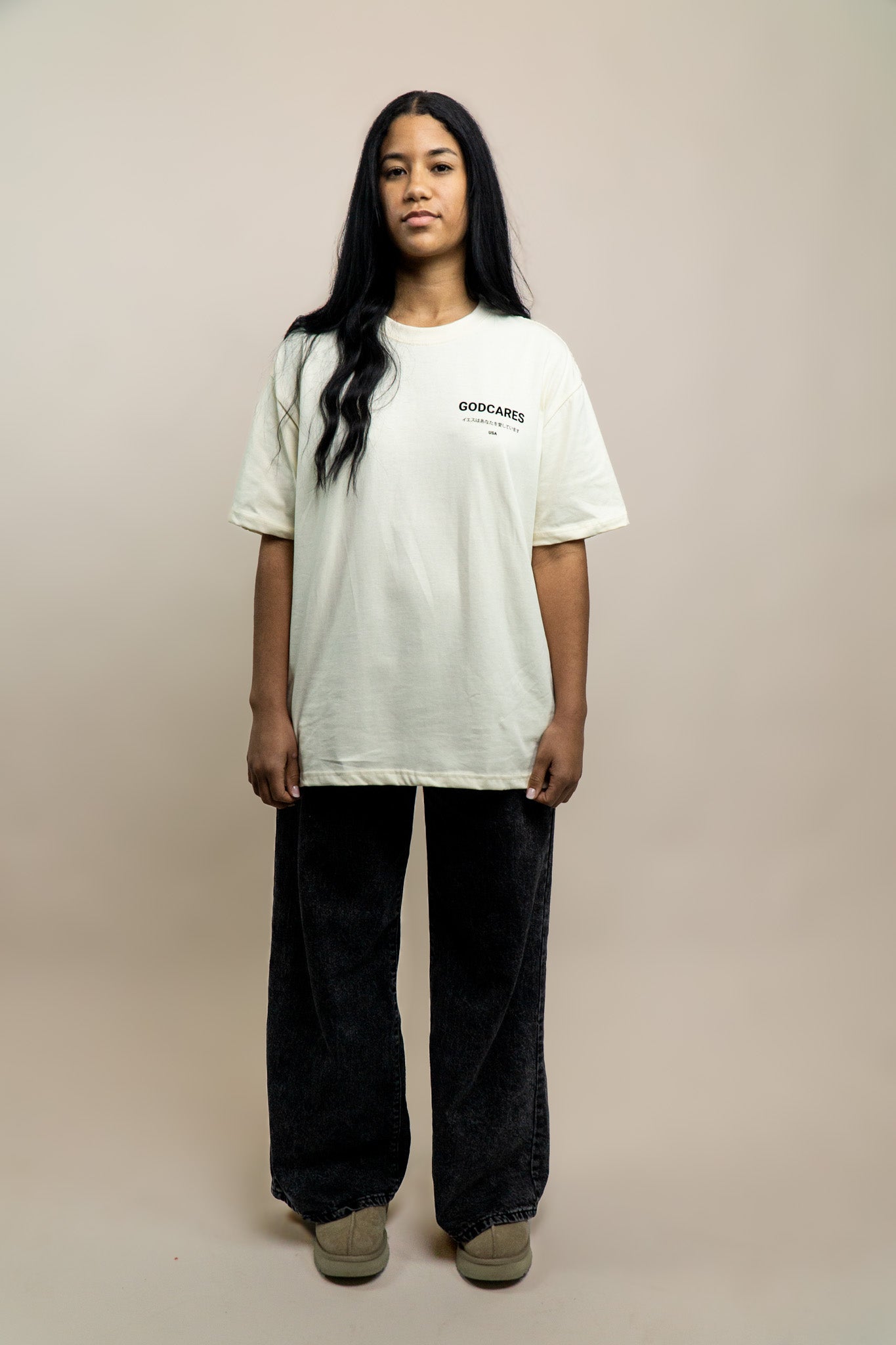 GODCARES™ Premium Tee - French Vanilla (PRE-ORDER)