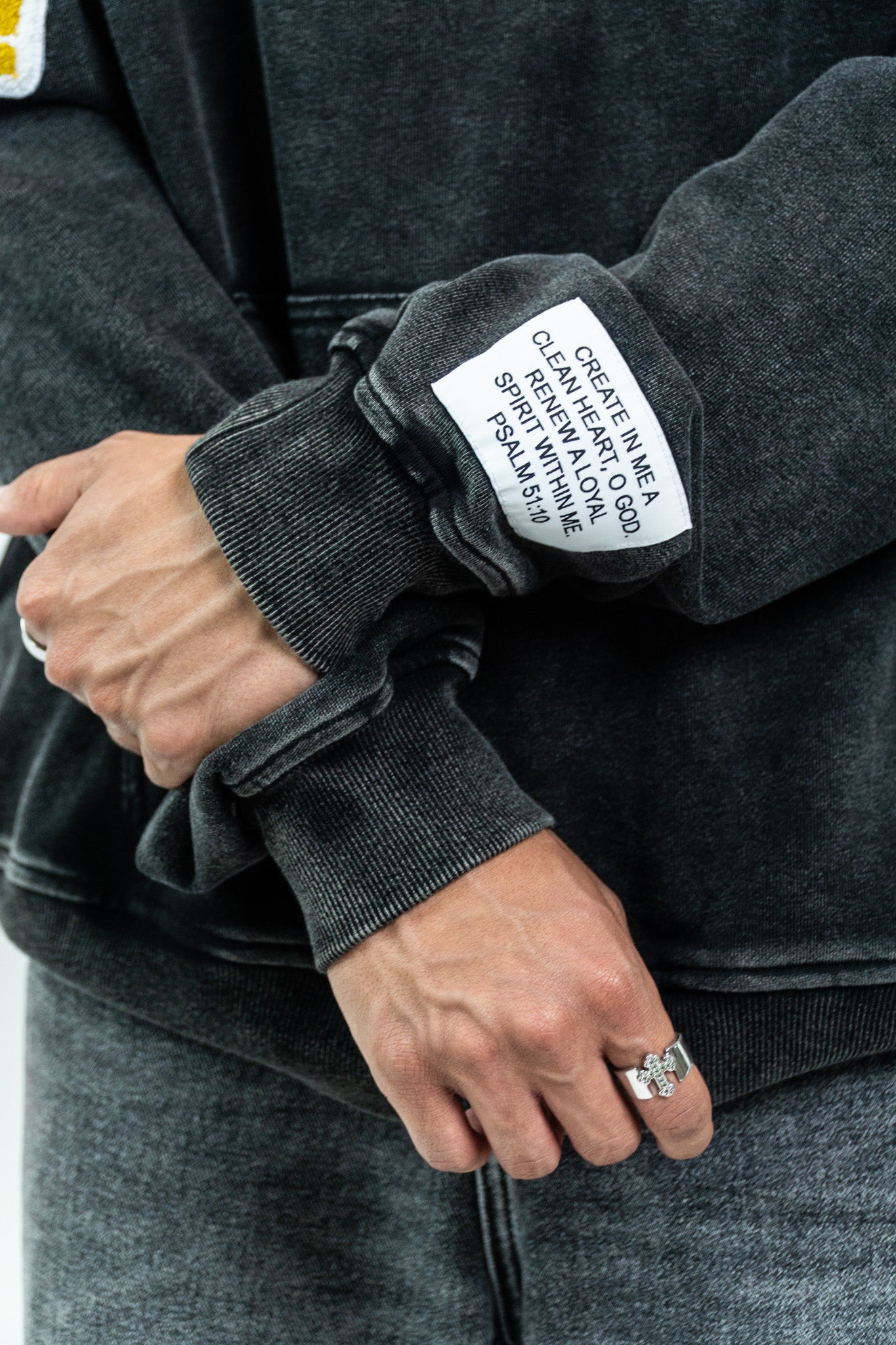 After God's Own Heart Premium Hoodie - Faded Onyx (PRE-ORDER)