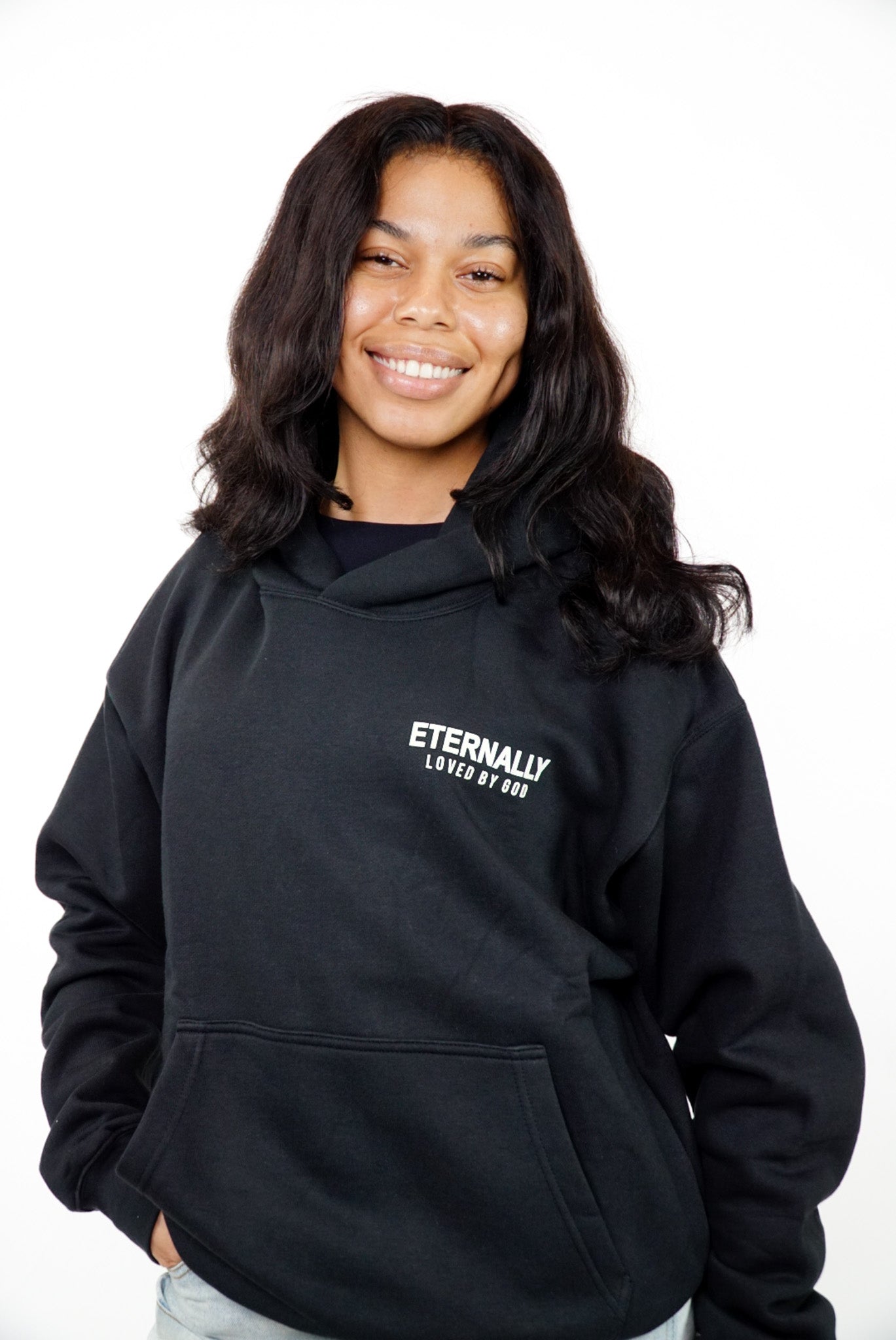 Eternally Loved by God Premium Hoodie (Onyx)
