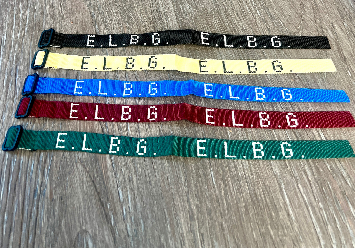 Eternally Loved by God (ELBG™) Woven Bracelets (5-PACK)