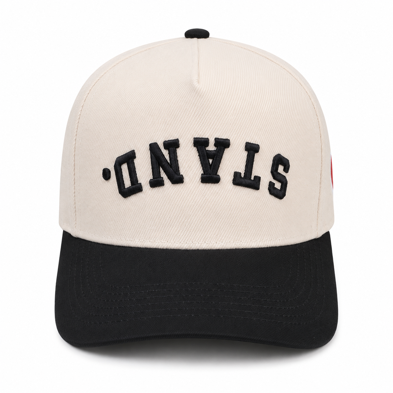 STAND. Snapback Hat - Cream/Onyx (PRE-ORDER)