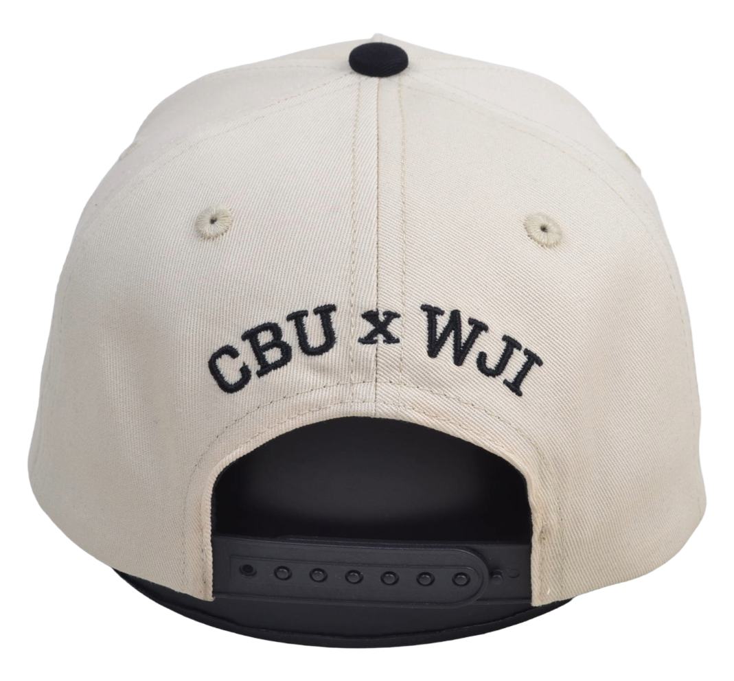 After God's Own Heart Snapback Hat - Cream/Onyx (PRE-ORDER)